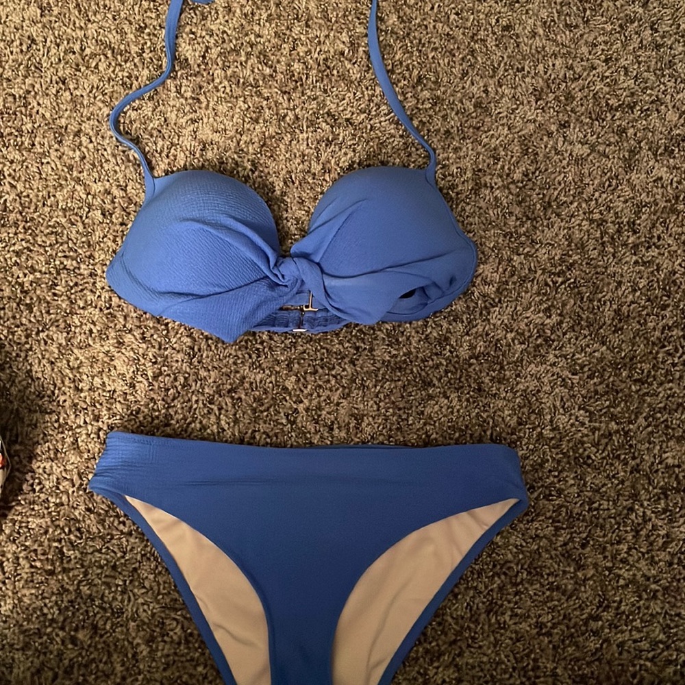 Blue swim suit